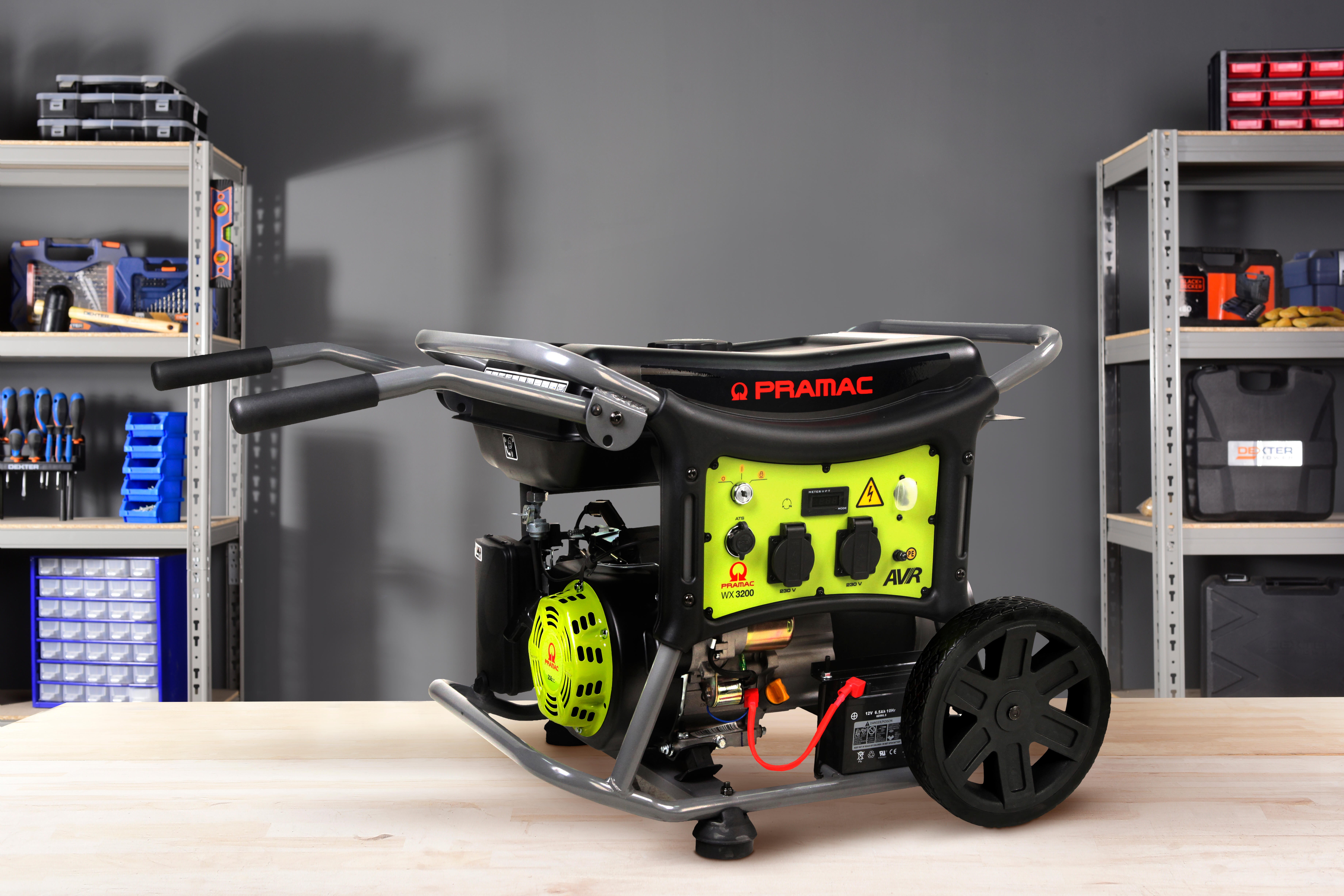 Gerador a gasolina 2450 W Pramac WX3200 CONN - 4