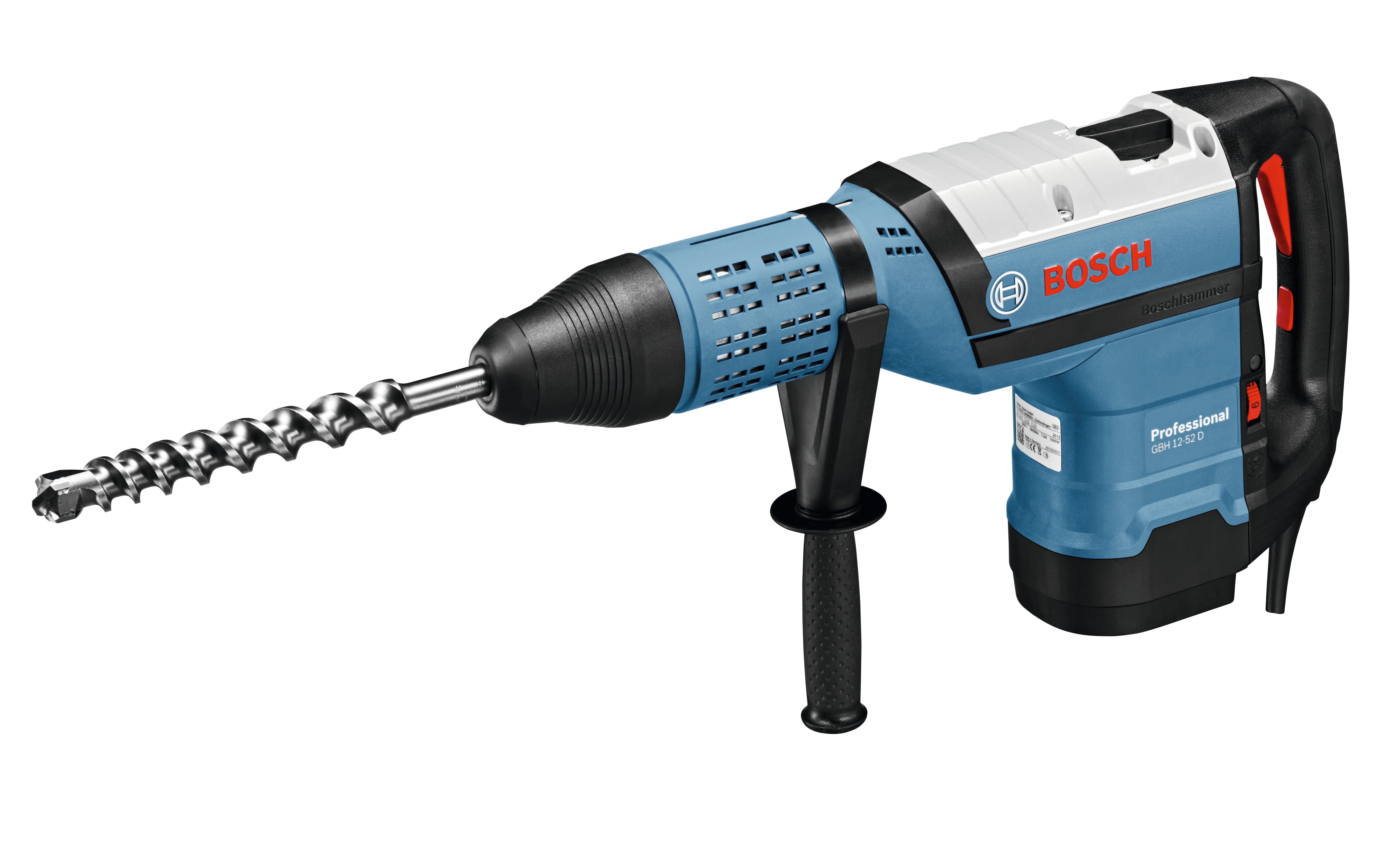 Martillo perforador sds max bosch professional gbh 12-52 d 1700w 19j