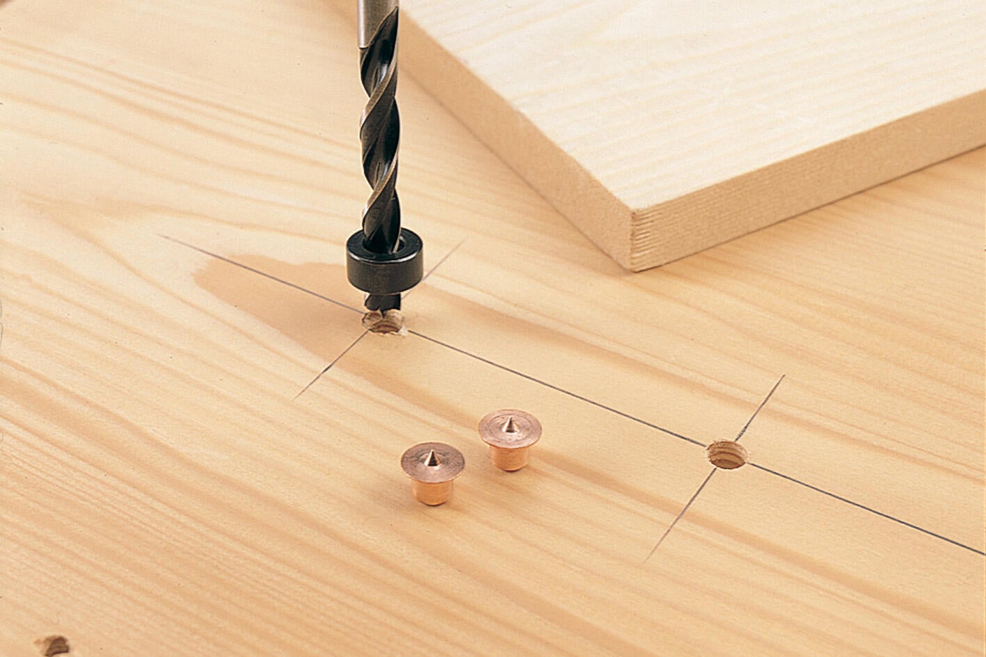 Arresti di profondità WOLFCRAFT in legno - 2