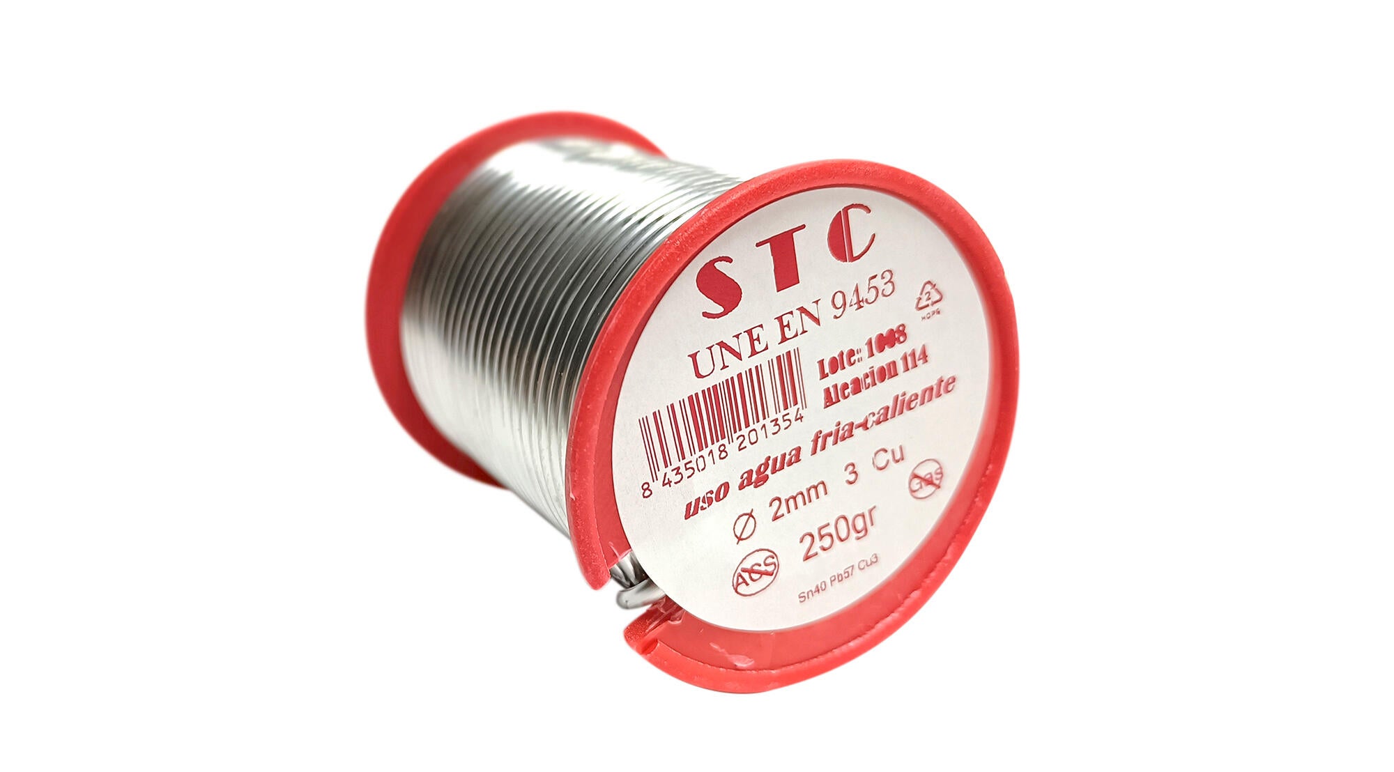 Bobina de estaño-cobre 250g