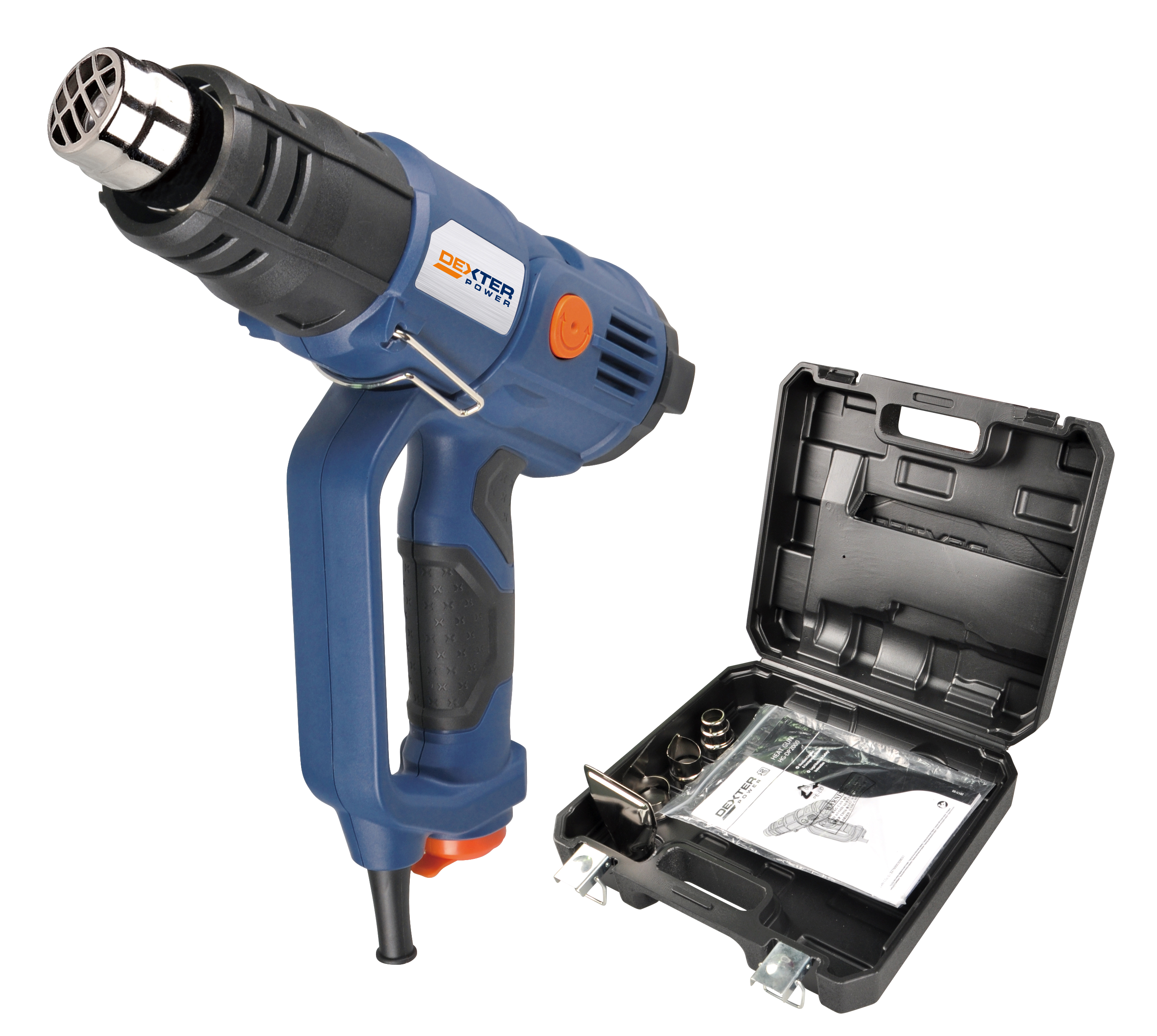 Decapador con cable dexter power 2000w y temperatura ajustable a 600ºc