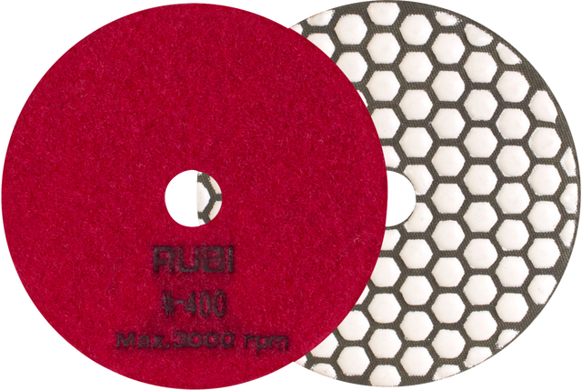 Disco de polir vermelho 100 mm  Rubi