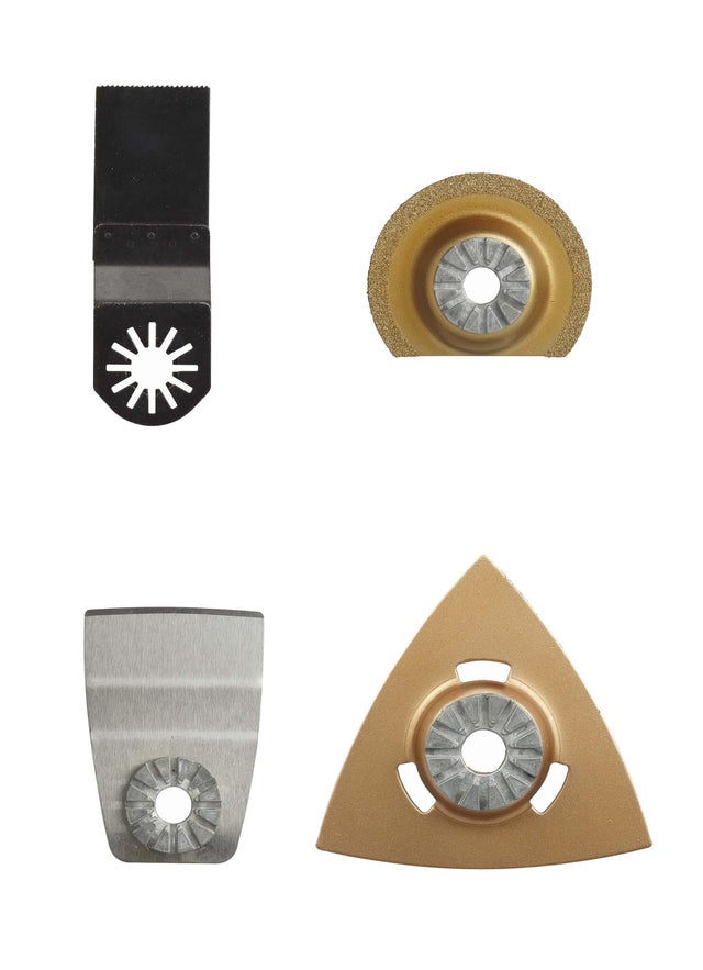 Set 3 Lame Per Utensile Multifunzione - Per Cemento, Piastrelle E Intonaco, Con Rivestimento In Carburo - Foto 2