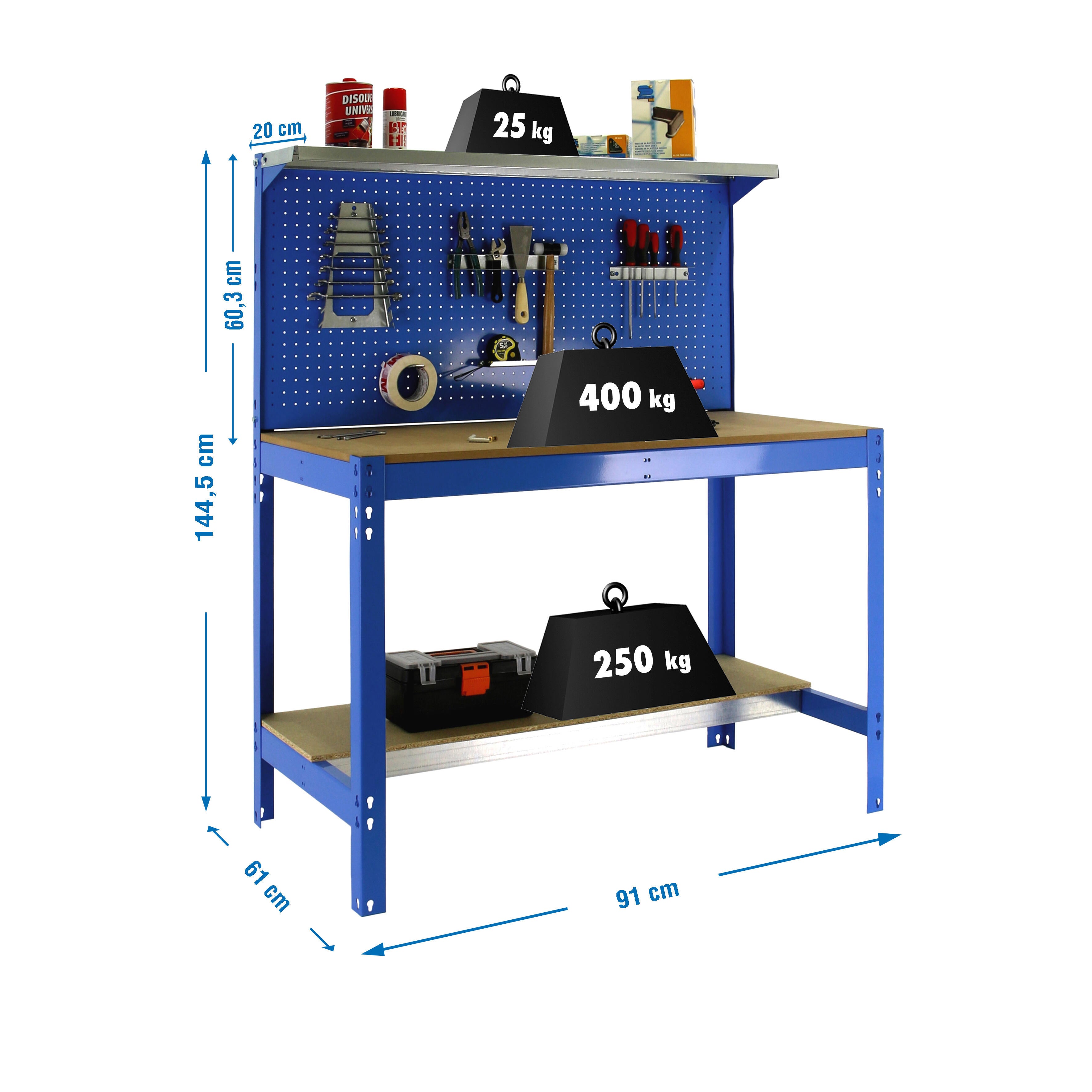 Bancada de trabalho SIMONRACK BT3 900 AZ/MAD - 5