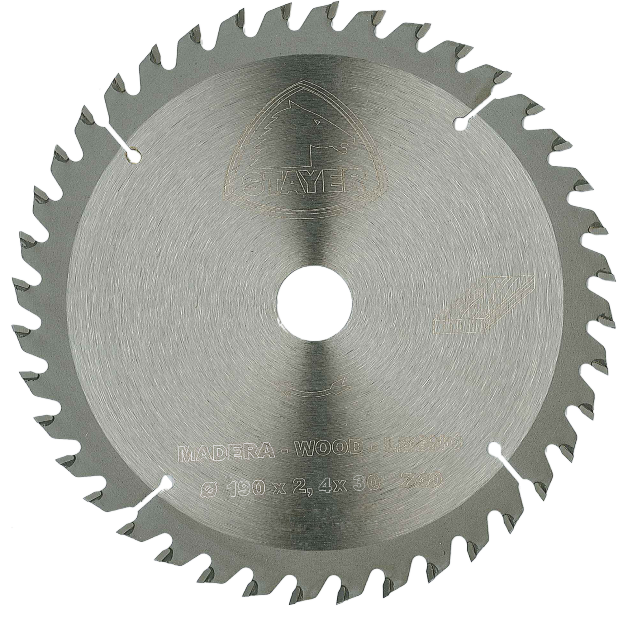 Disco de sierra circular stayer para madera, 190 x 30 mm y 40 dientes
