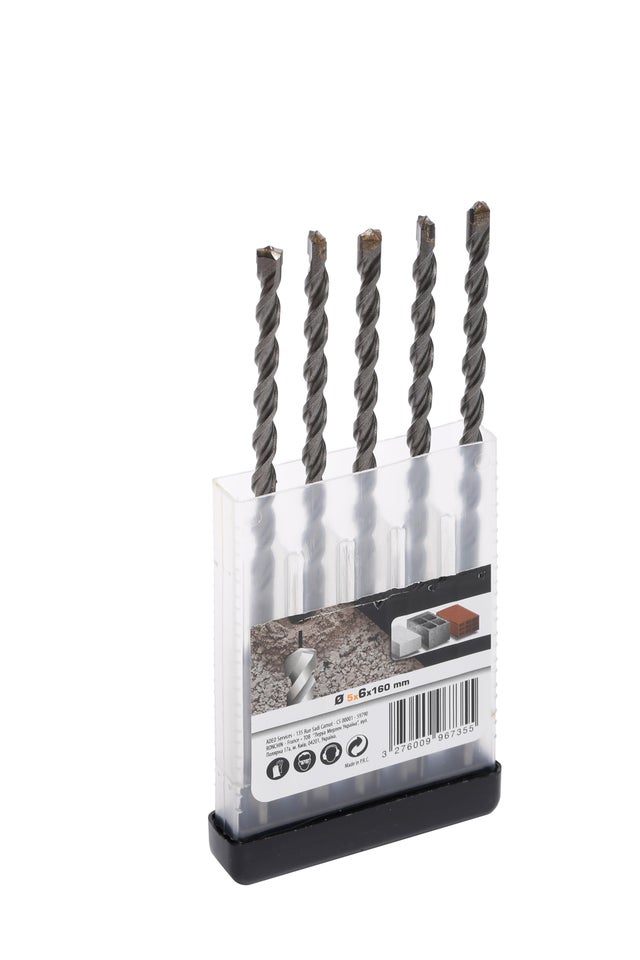 Punta Trapano SDS-Plus 12x600 Mm Per Calcestruzzo - In Carburo Di Tungsteno, Corpo Acciaio Cromato