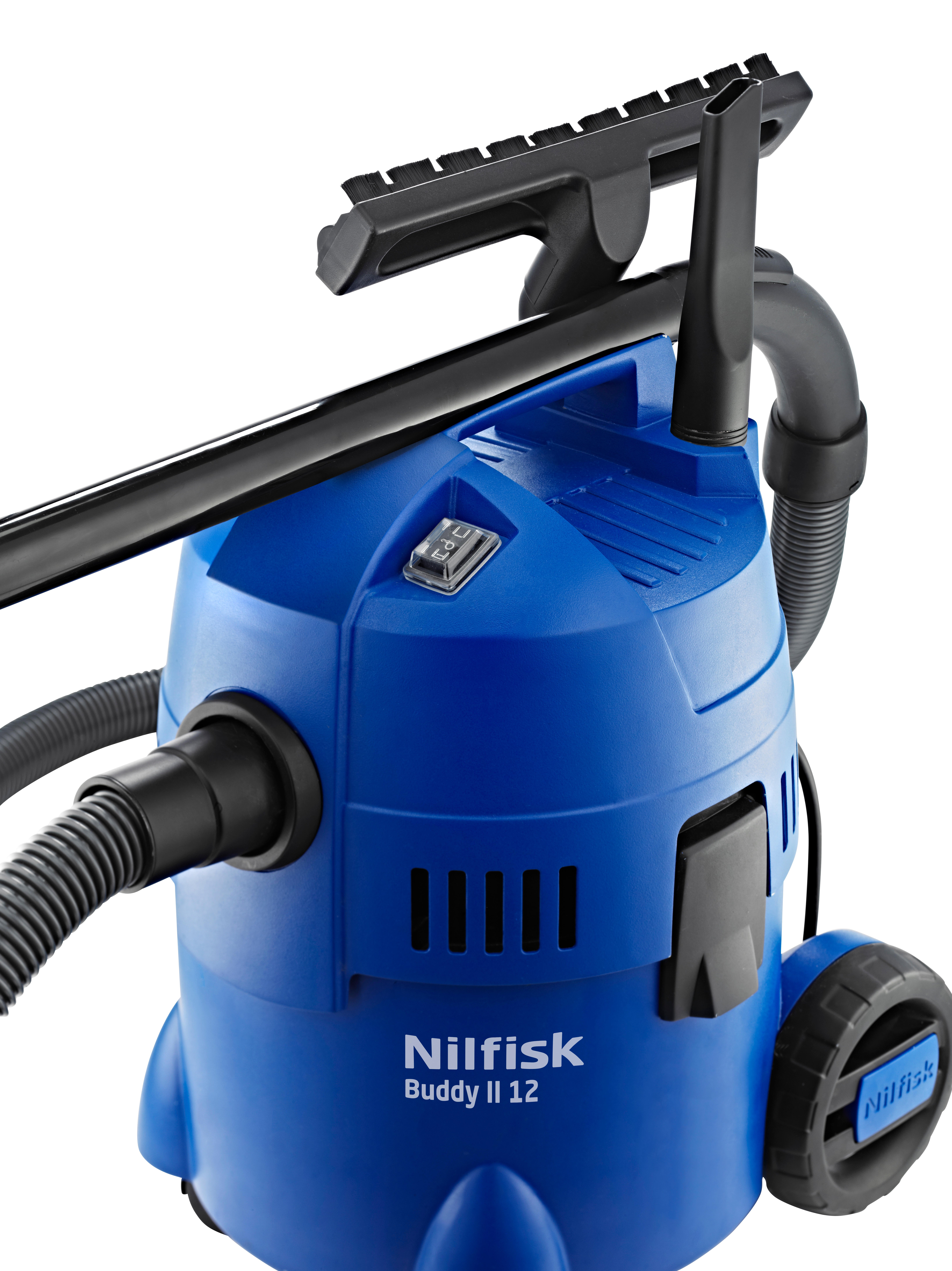 Aspiradora de tambor Nilfisk Buddy II 12 1200 W seca y húmeda 12 L