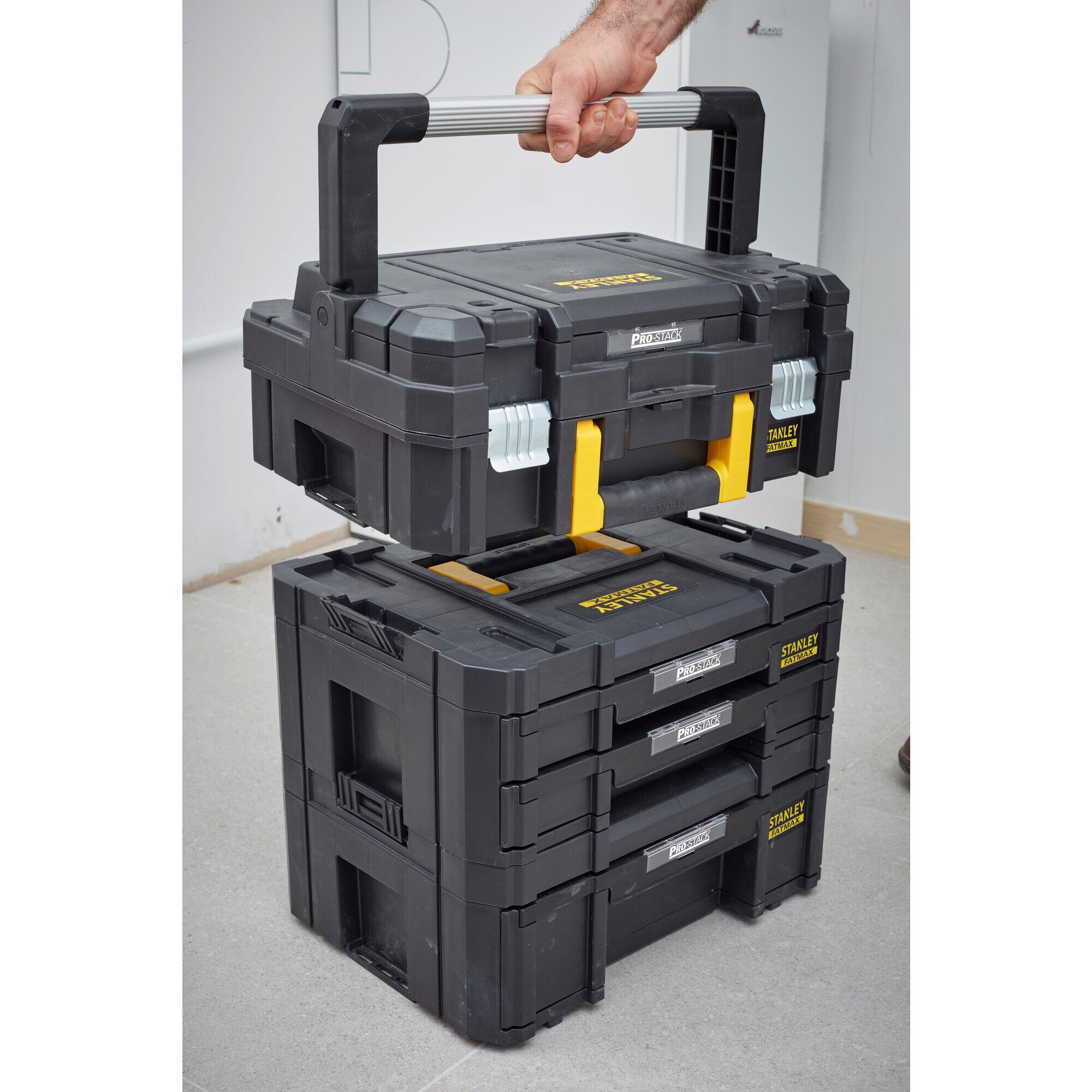 Mala para ferramentas Pro-Stack II + Caixa dupla Pro Stack IV Stanley Fatmax - 5