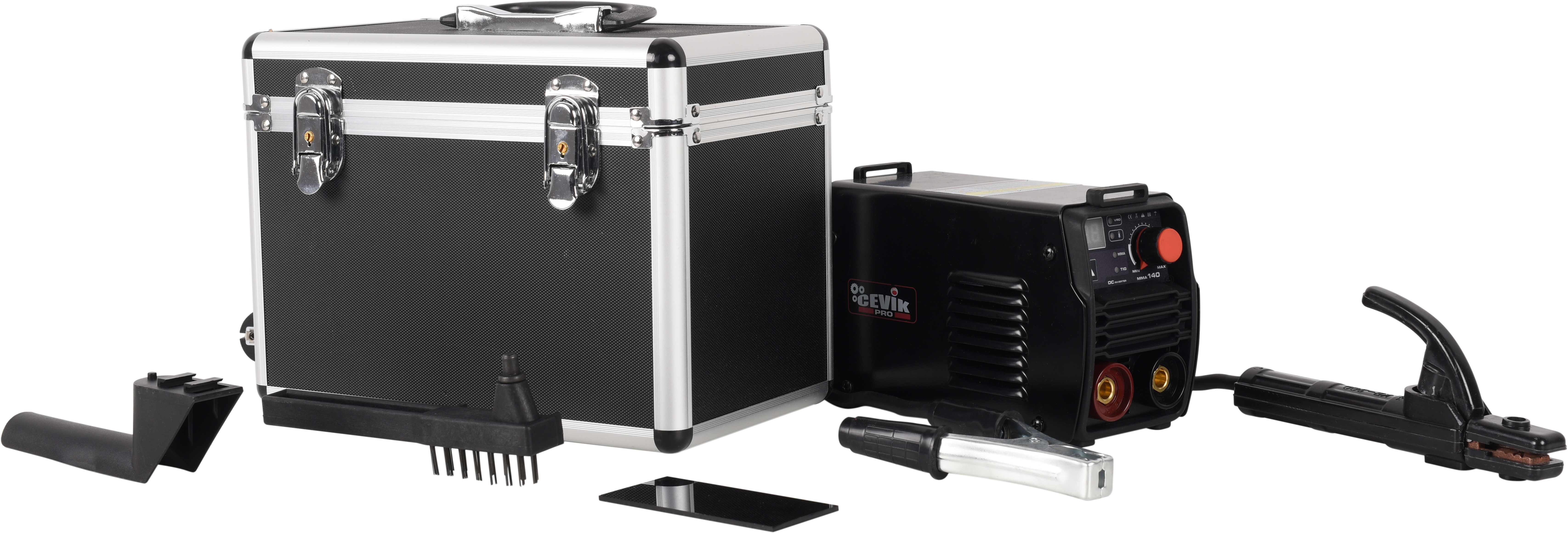 Soldador inverter cevik pro ce-mini - 140ah - mma/tig + accesorios