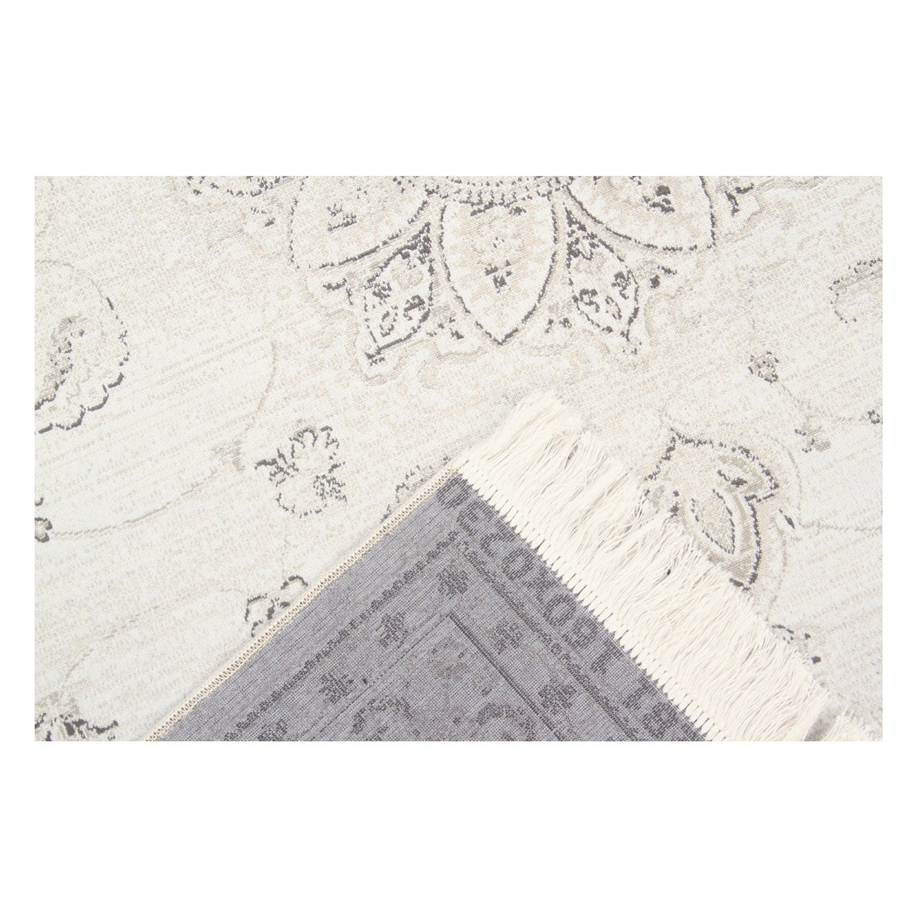 Tappeto Soraya blossom in viscosa, L 210 x L 67 cm, crema - 4