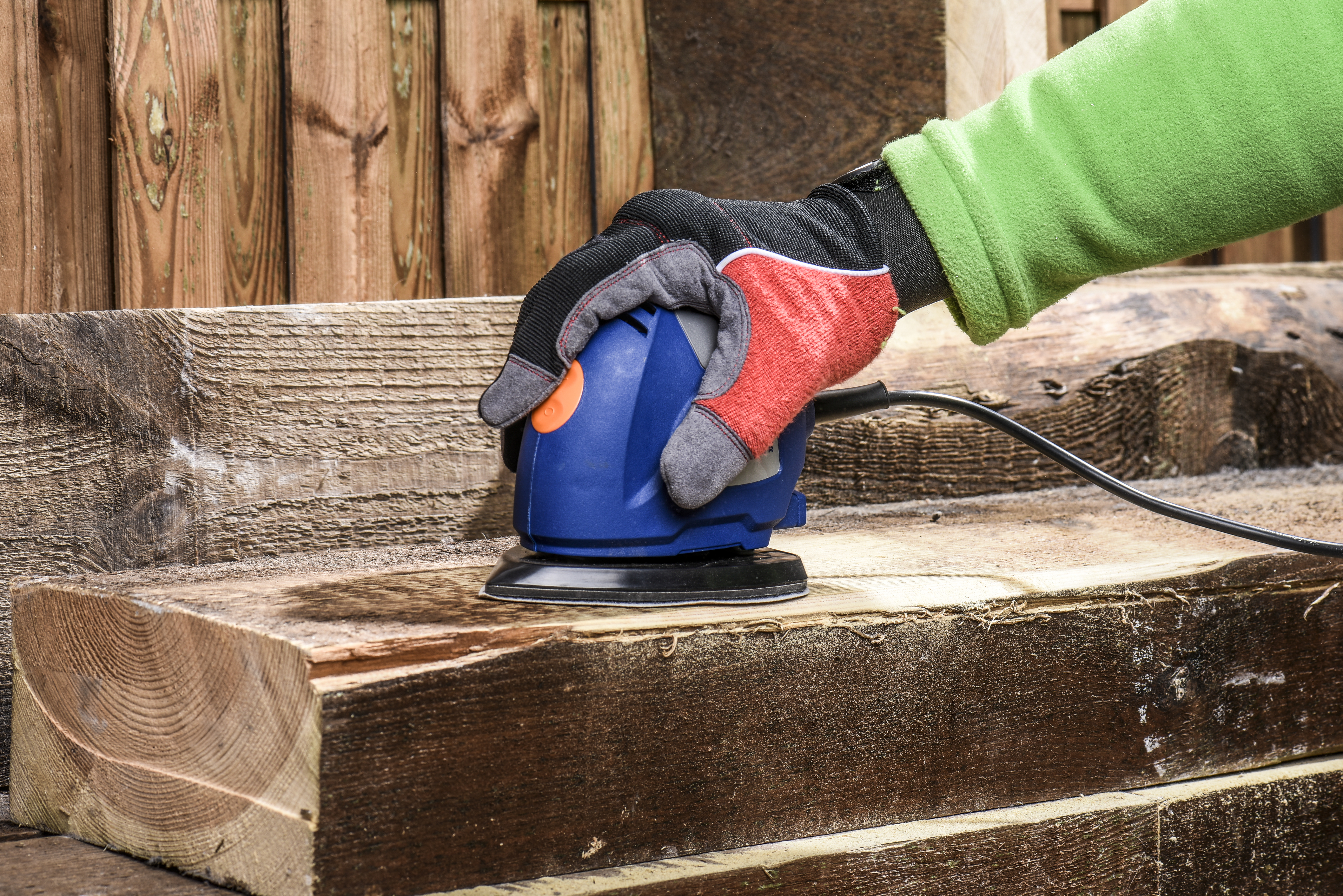 5 lijas para lijadora delta DEXTER 93x93, grano 180 - 2