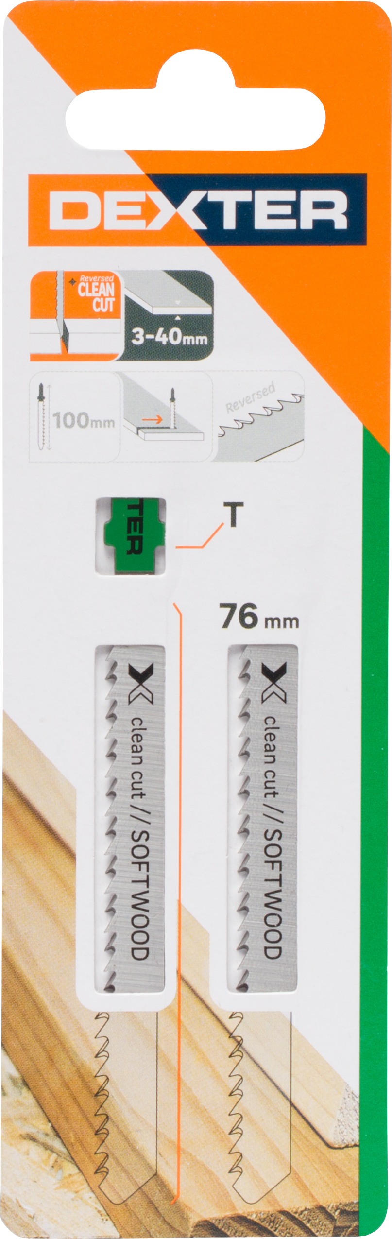 2 lâminas DEXTER CLEAN CUT 3-40MM 100MM - 3