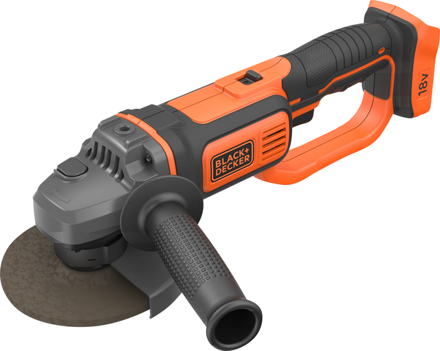 Amoladora BLACK+ DECKER bcg720n 18v disco 125mm + disco. Sin batería y cargador