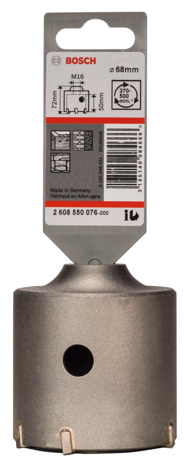 Corona BOSCH sds plus/hex 68x50x80mm. 6