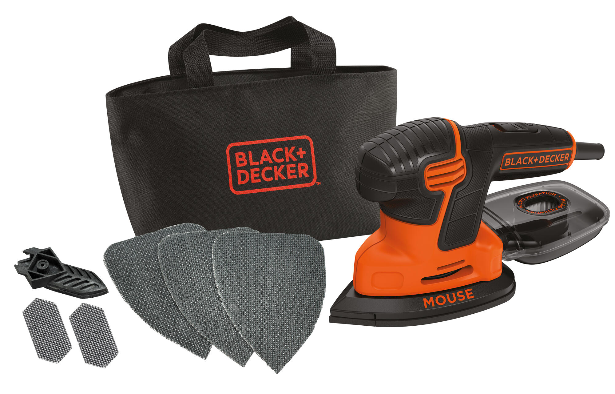 Black&Decker Lijadora Con Cable Multi 120 W+Accesorios Black & Decker - Imagen 2