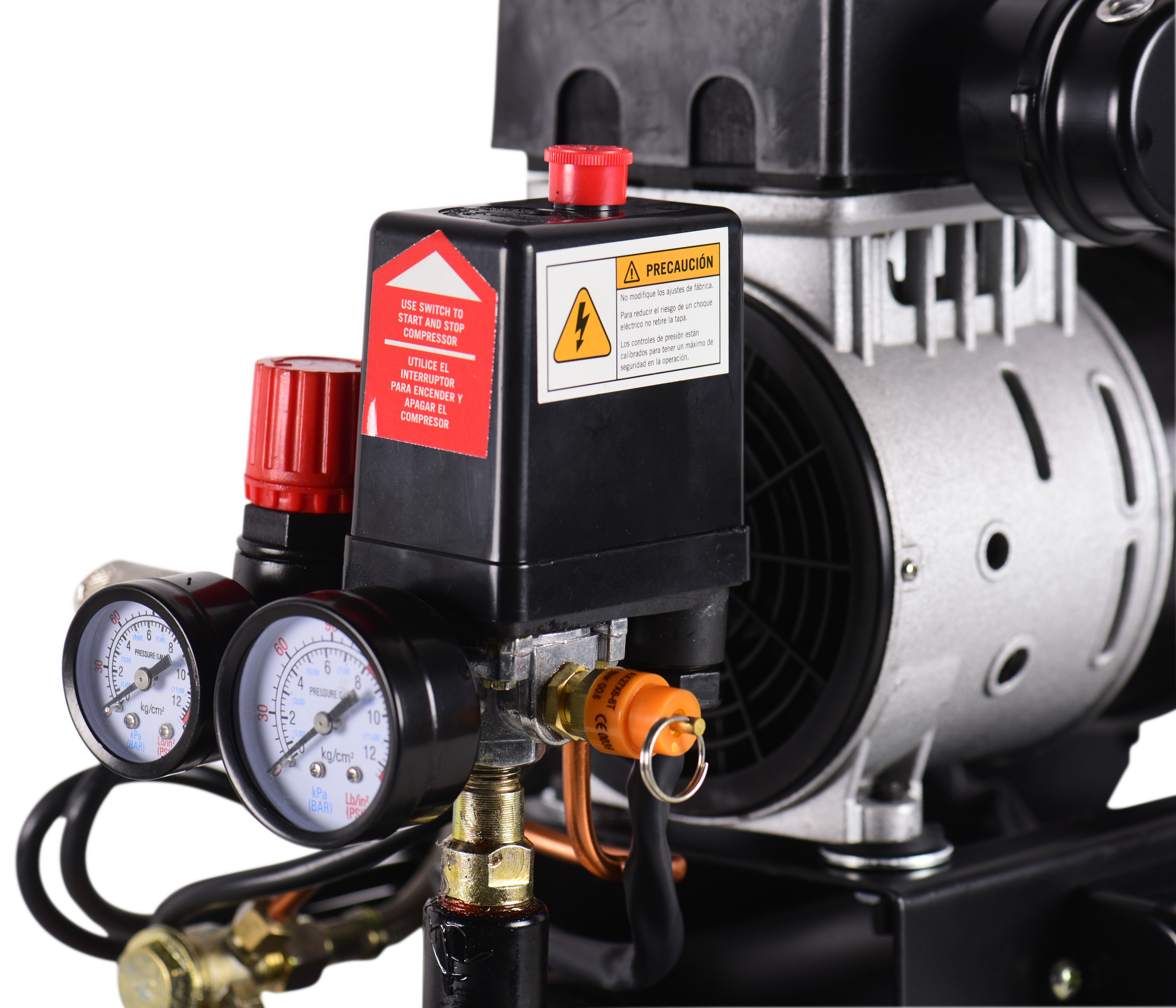 Compressor silencioso CEVIK PRO CA-PRO12SILENT 12L 1 HP - 4