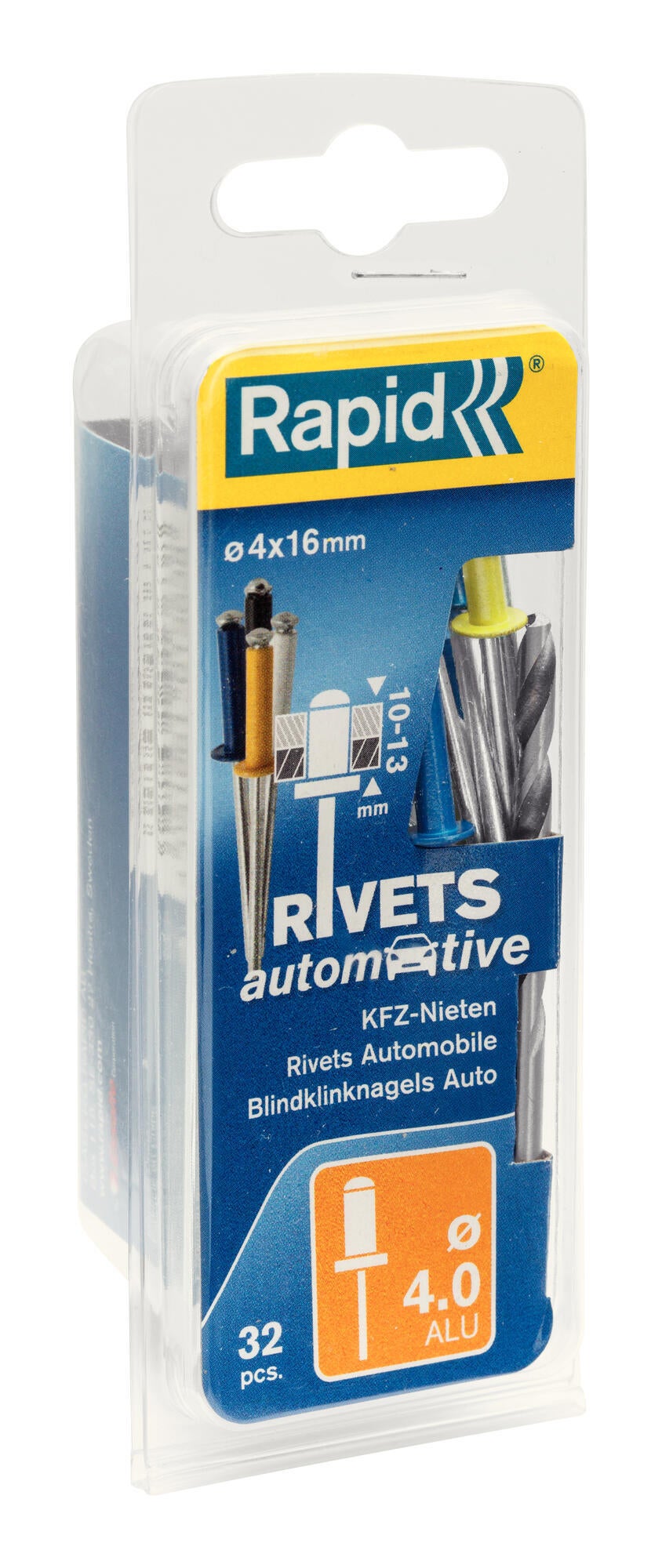 32 remaches de aluminio rapid 4 x