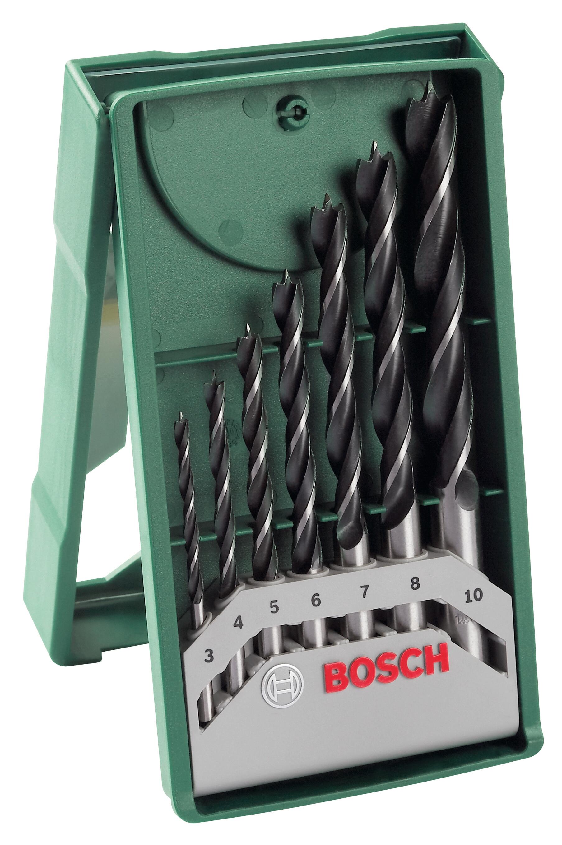 Set brocas bosch madera mini x-line 7