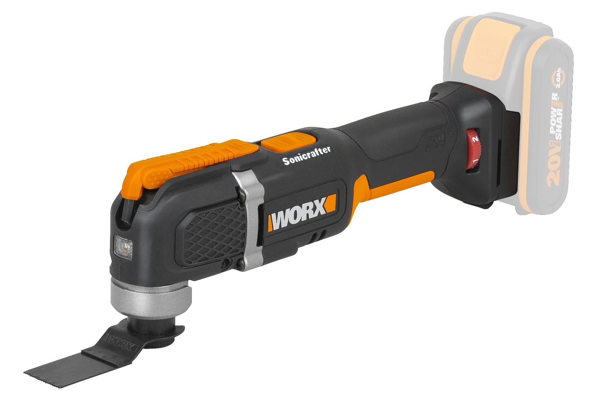 Multiherramienta a batería WORX WX696.9 sin batería - 3