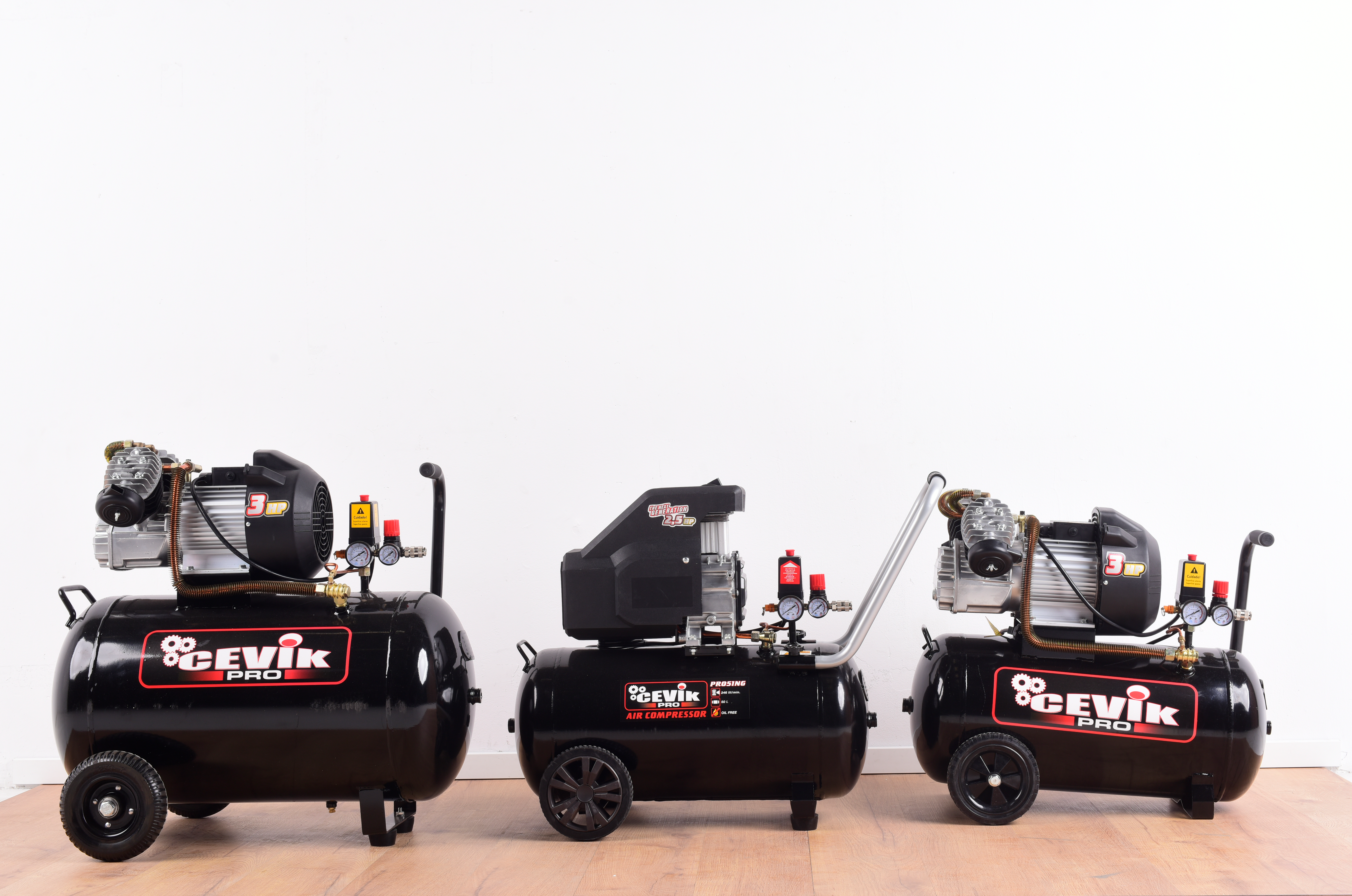 Compressor com óleo CEVIK PRO 50L 3CV - 9