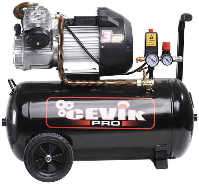 Compressor com óleo CEVIK PRO 50L 3CV