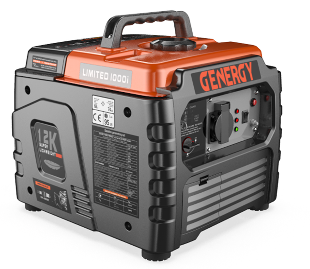 Gerador inverter a gasolina arranque manual 1000/1100 W Genergy Limited 1000i