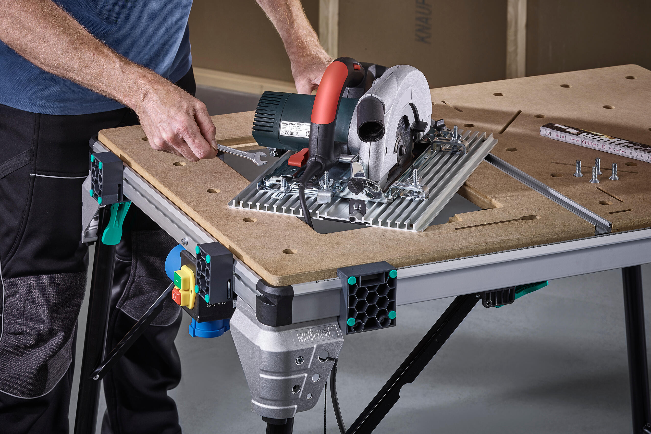 Bancada de trabalho Wolfcraft Master Cut 2600 6918000 - 40