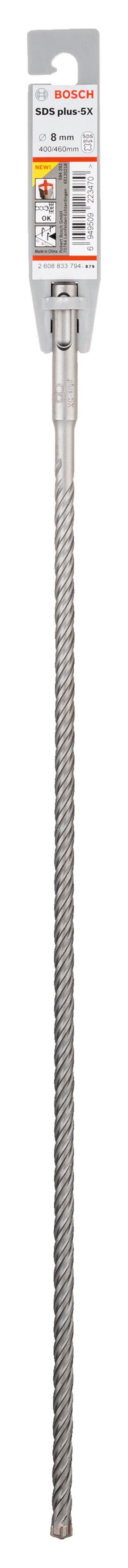 Broca para hormigón enganche SDS Plus ø 8 x L.460  mm BOSCH