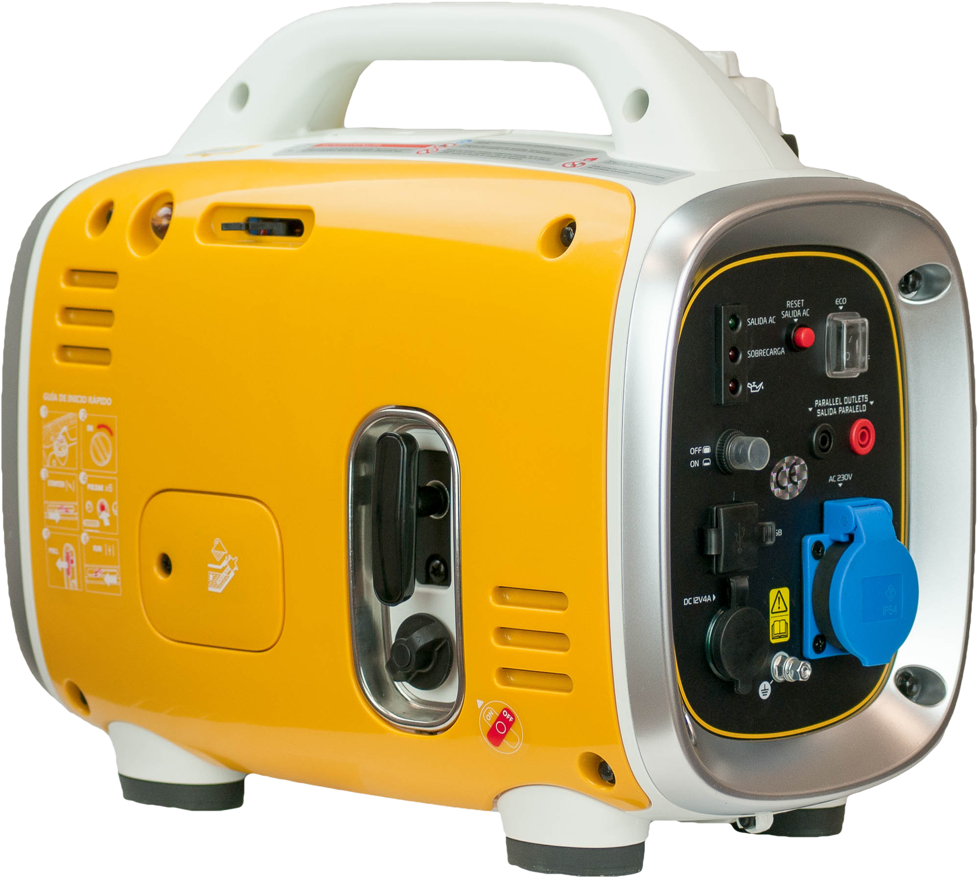 Gerador inverter silencioso a gasolina 900 w ITCPower GG9I - 8