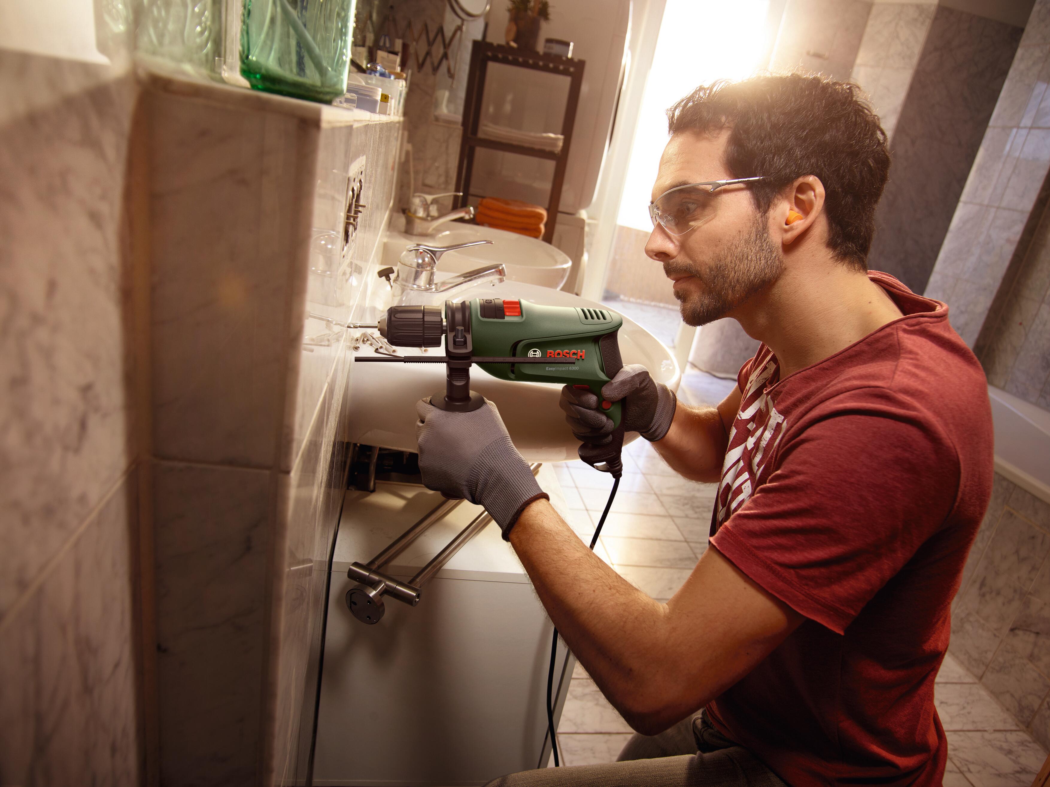 Taladro percutor BOSCH 630W con Tope de profundidad - EasyImpact 630 - 4