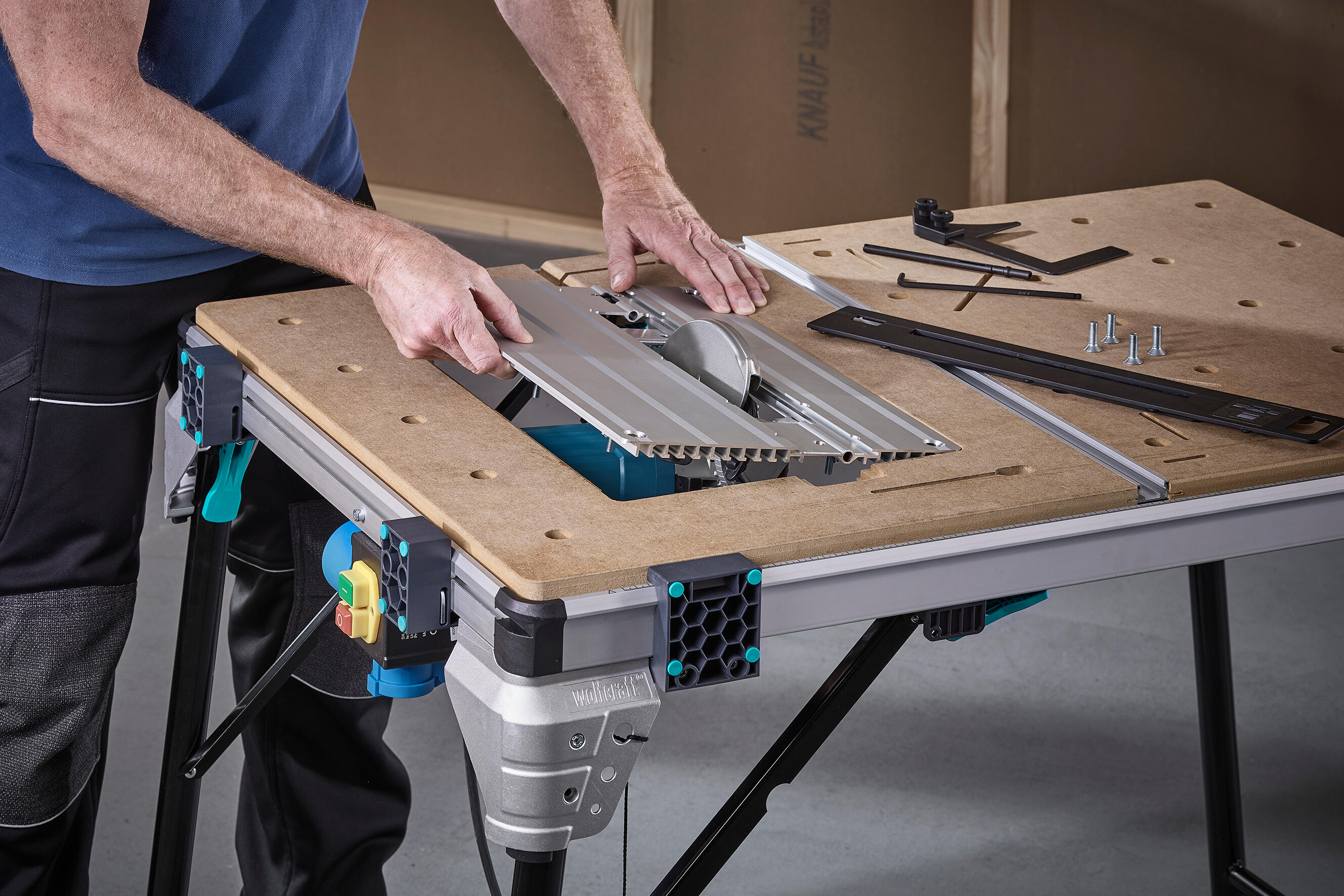 Bancada de trabalho Wolfcraft Master Cut 2600 6918000 - 38