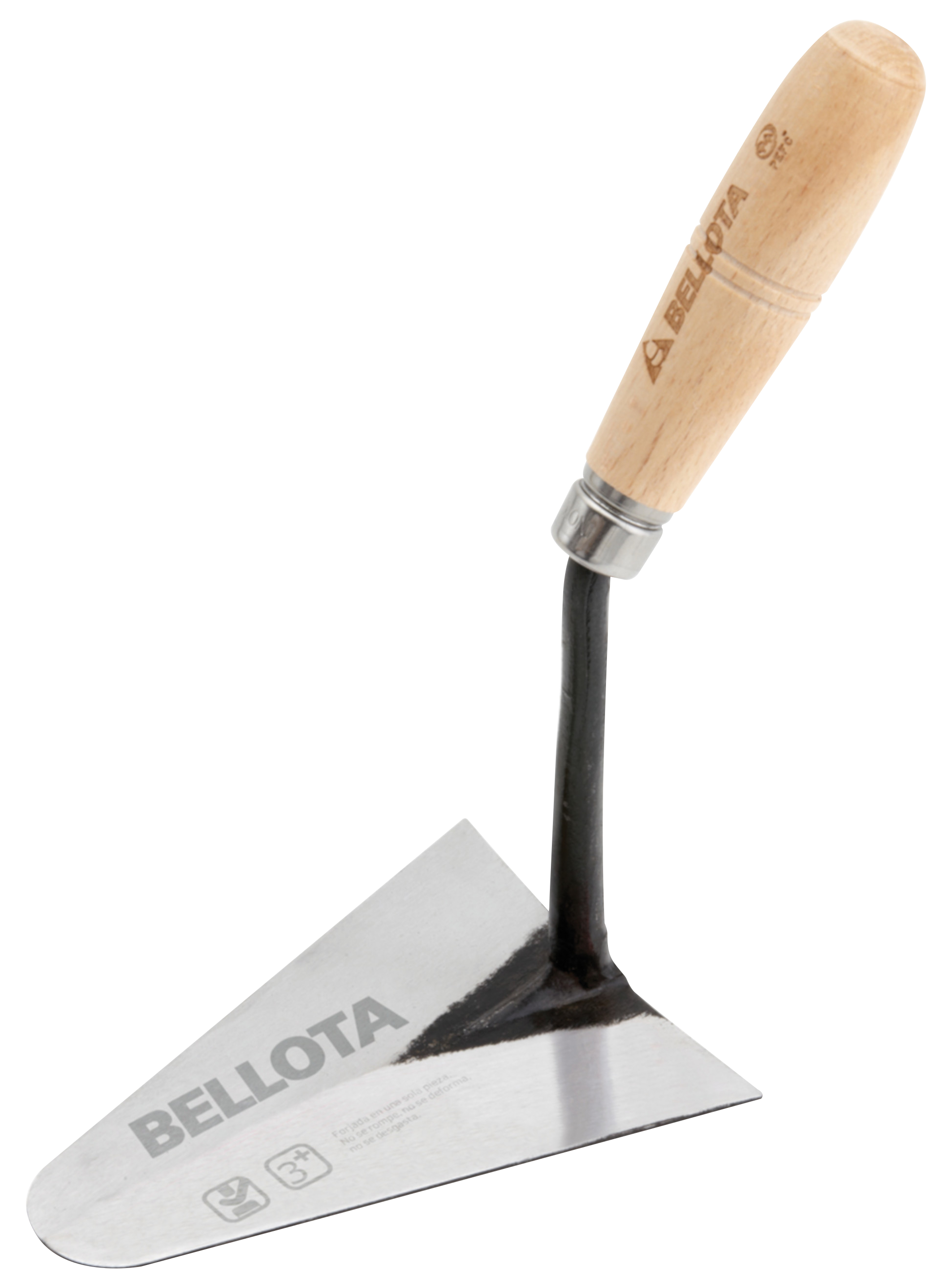 Paleta cuadrada BELLOTA con hoja de acero tratado de 22 cm - 2