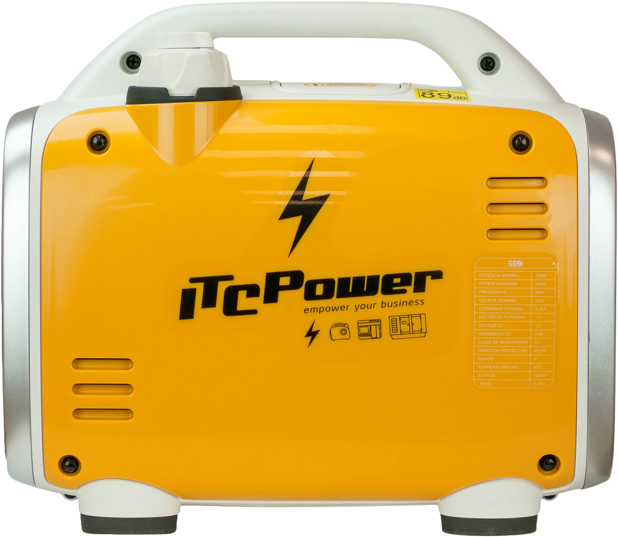 Gerador inverter silencioso a gasolina 900 w ITCPower GG9I - 7