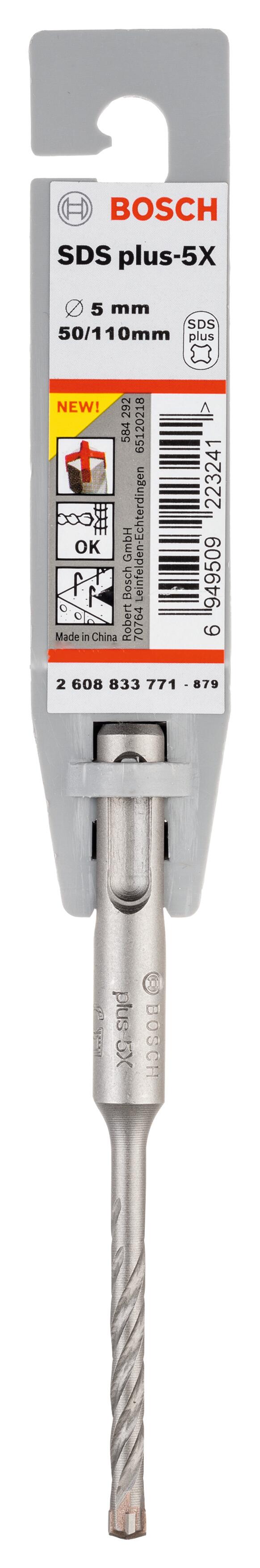 Broca para hormigón enganche sds plus ø 5 x l. 110 mm bosch