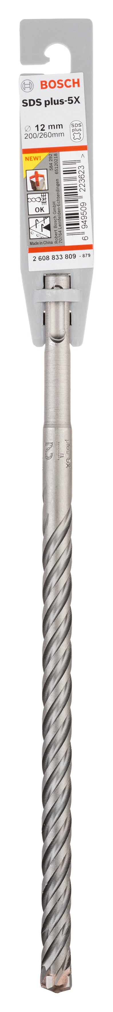 Broca para hormigón enganche sds plus ø 12 x l. 260 mm bosch