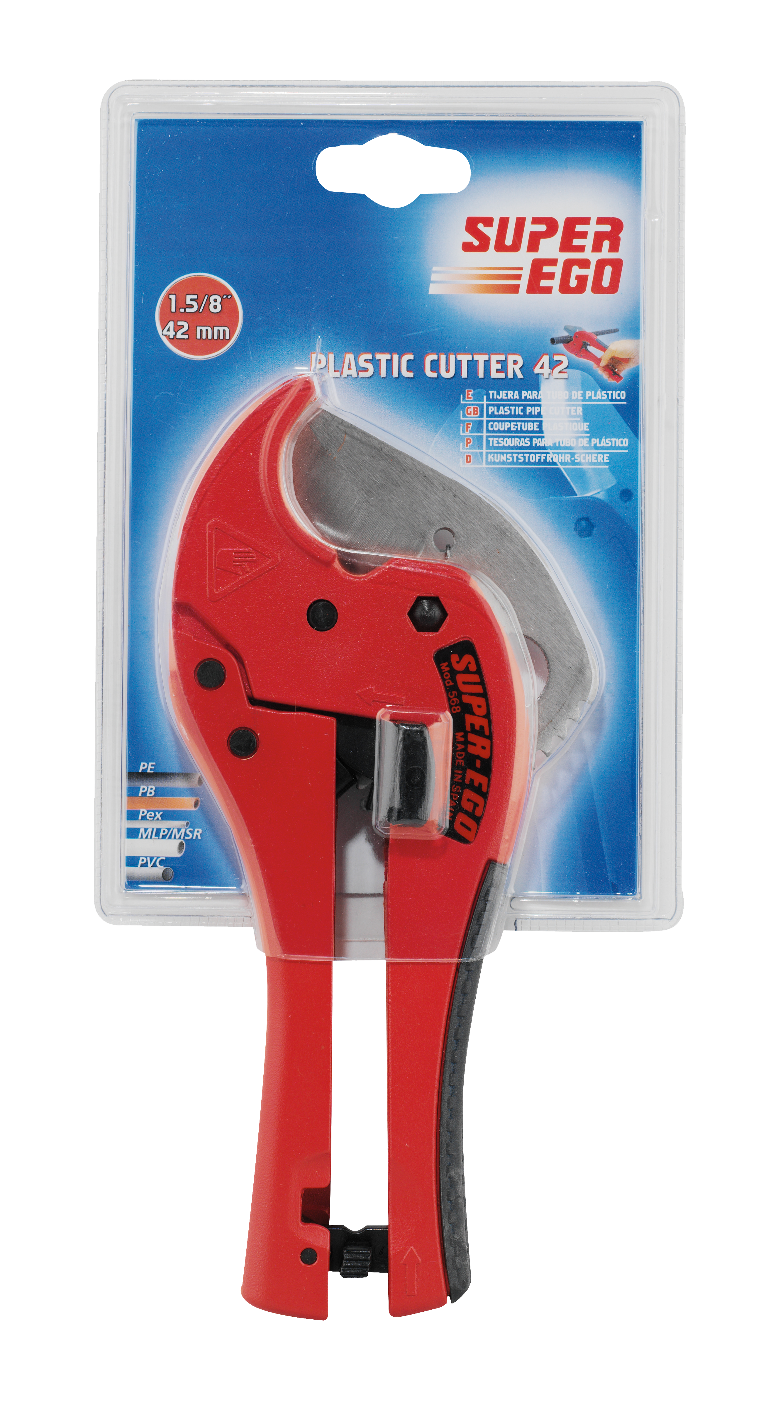 Tesoura corta tubos pvc-pex 42mm Super-Ego - 3
