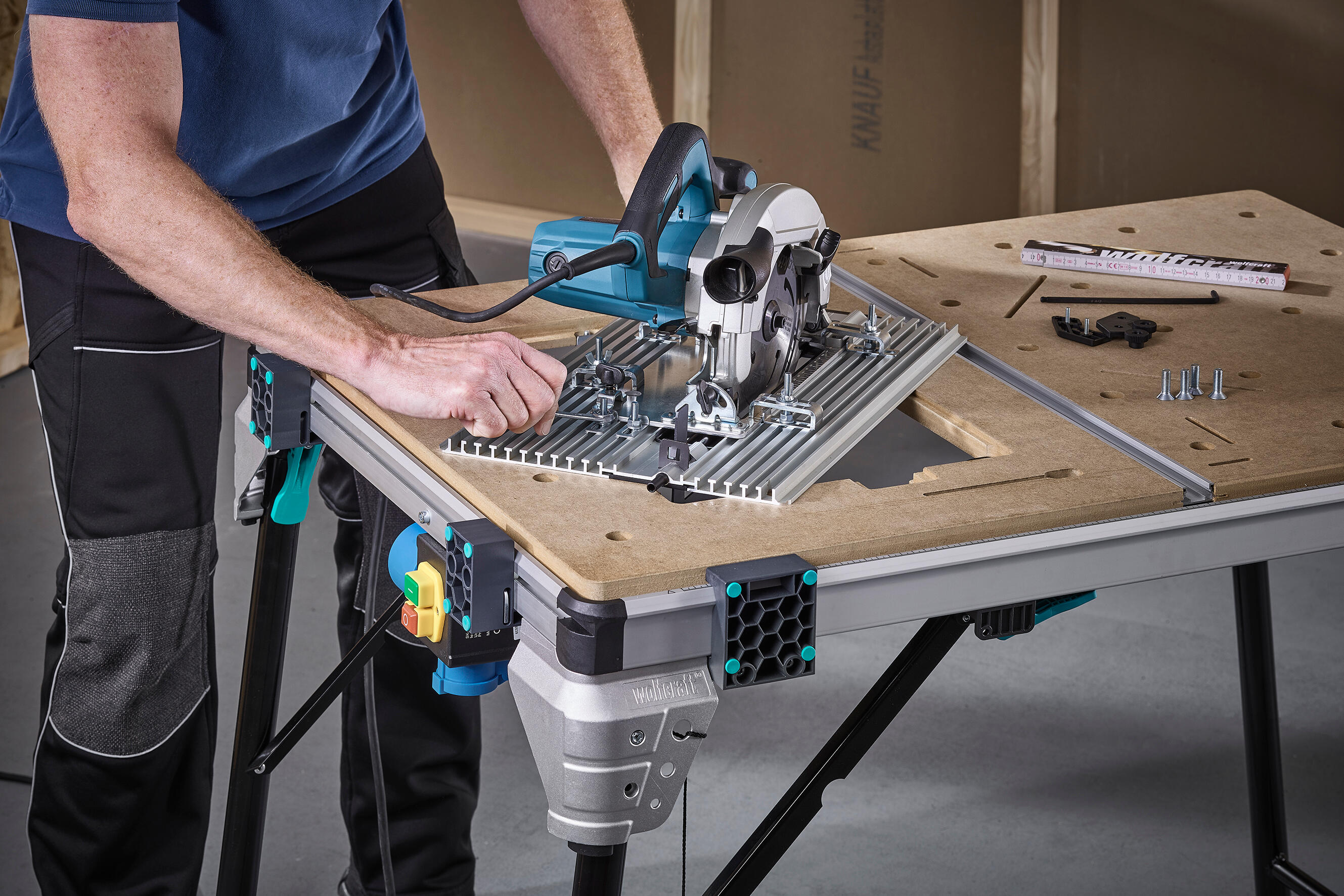 Bancada de trabalho Wolfcraft Master Cut 2600 6918000 - 47