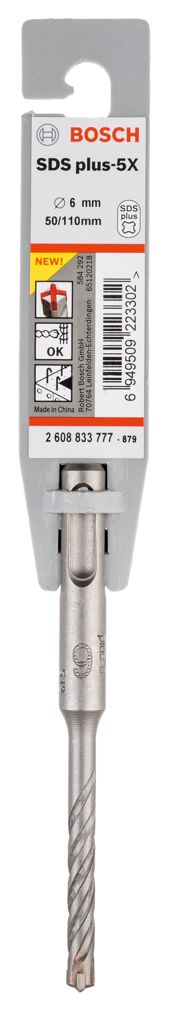 Broca para hormigón enganche sds plus ø 6 x l. 110 mm bosch