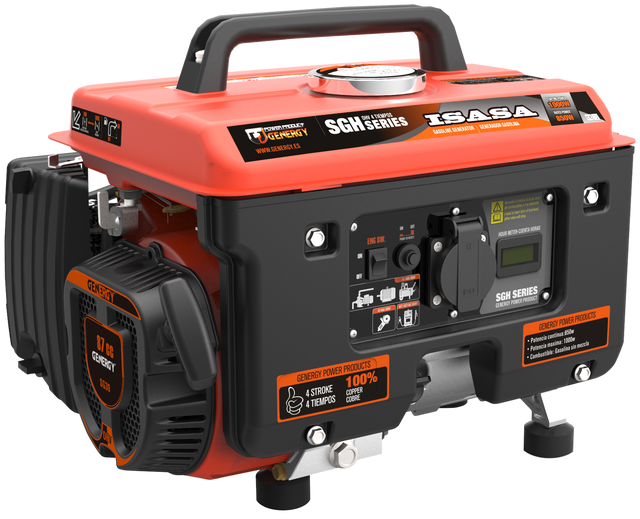Gerador a gasolina arranque manual 1000W/850W Genergy Isasa