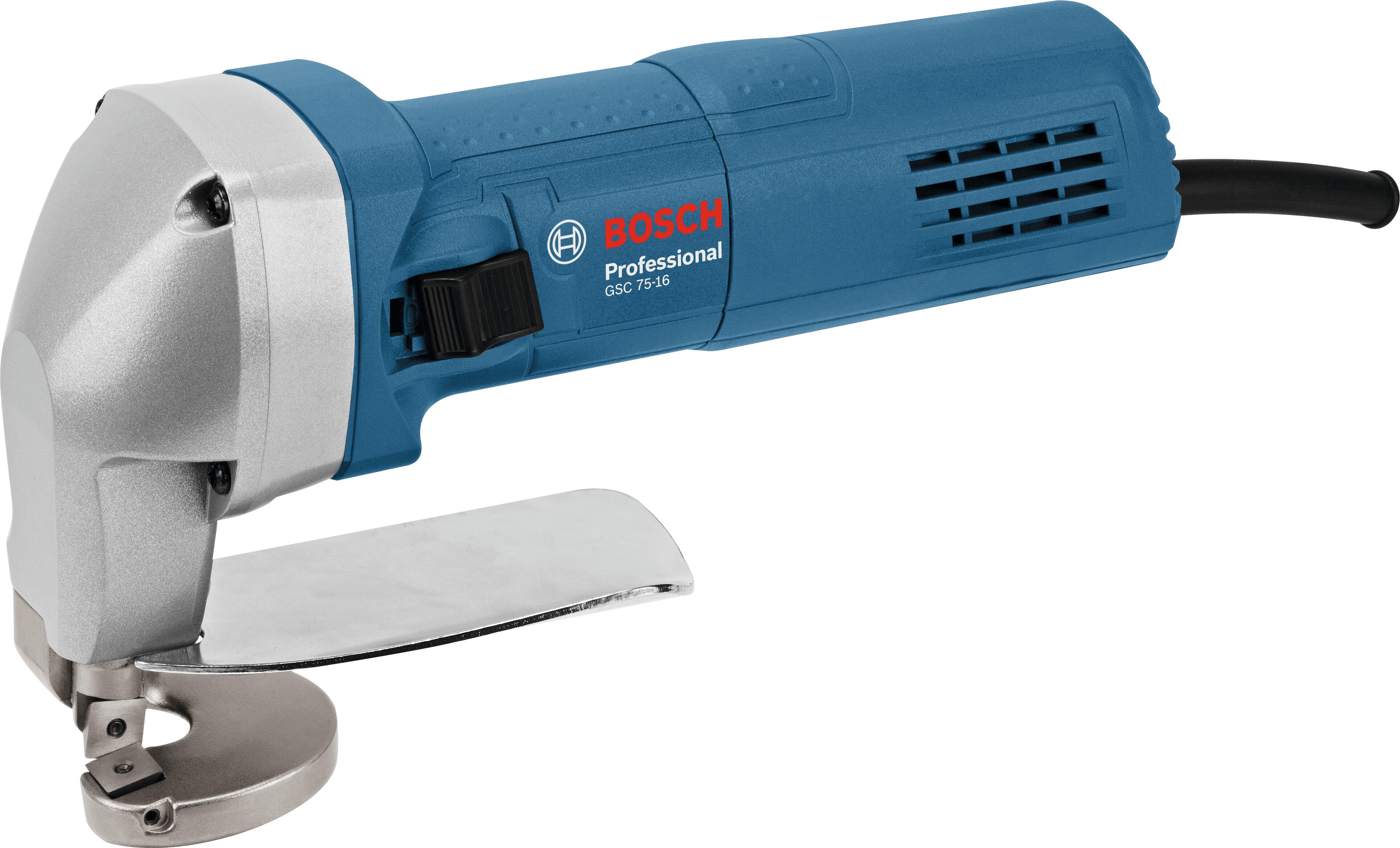 Cizalla bosch blue gsc 75-16 acero hasta 400 n/mm² con 1,6 mm