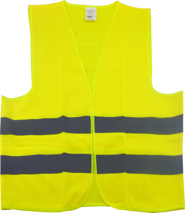Colete de alta visibilidade amarelo tamanho único Dexter