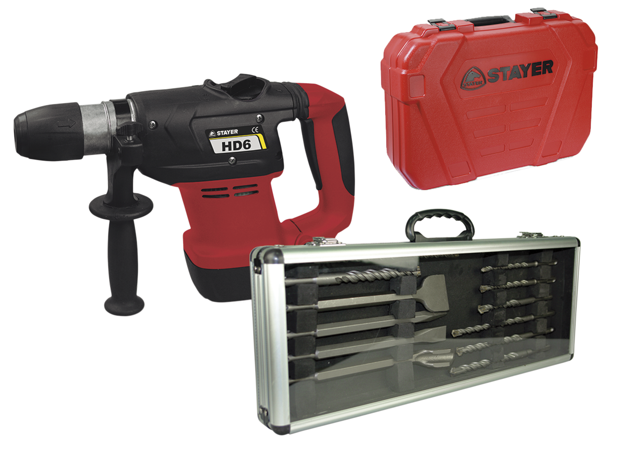 Martillo picador sds plus stayer de 6 julios y 1500 w de potencia