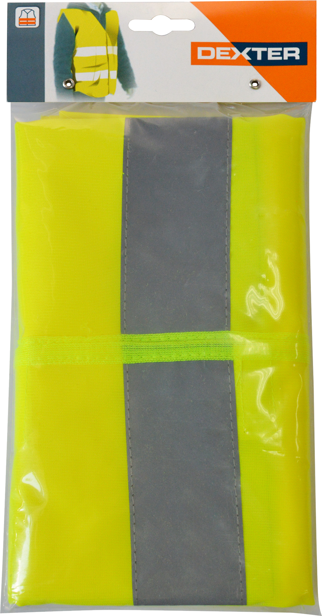 Gilet da lavoro DEXTER Yea in poliestere taglia unica giallo - 3