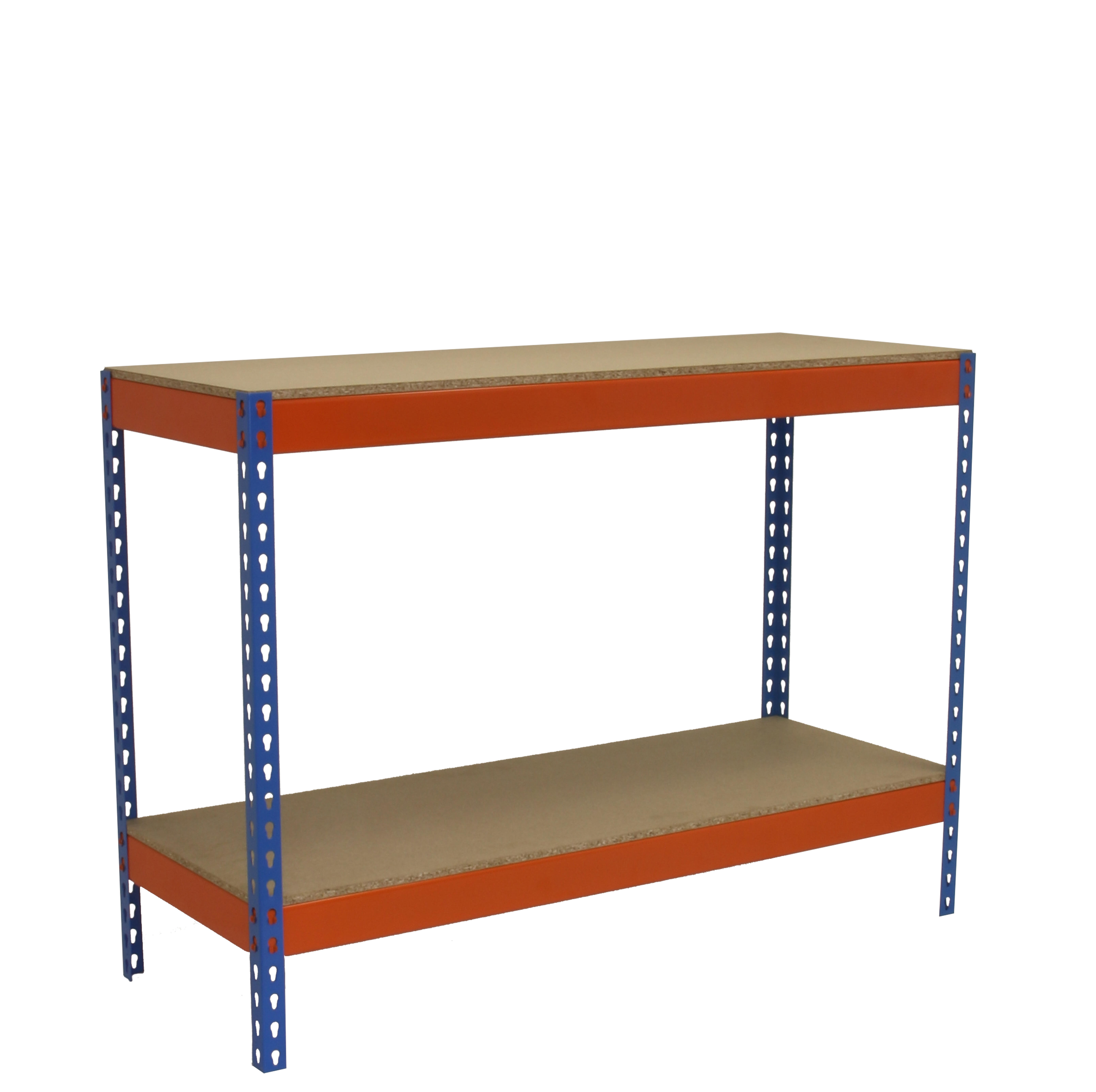 Mesa simonwork basic 2 901845-2 azul/naranja/madera