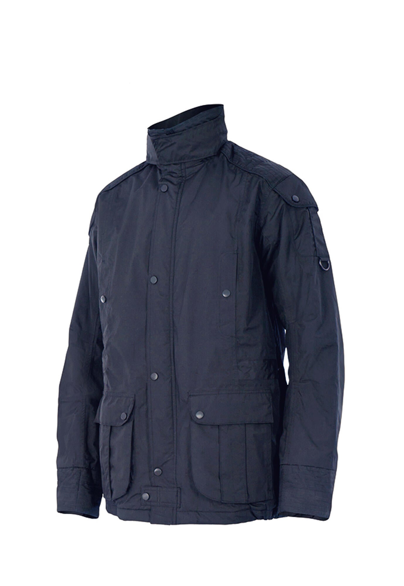 Parka acolchada impermeable multibolsillos velilla - azul marino - m