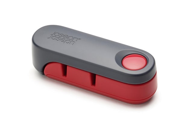 Afiador de facas Joseph Joseph cinza/vermelho