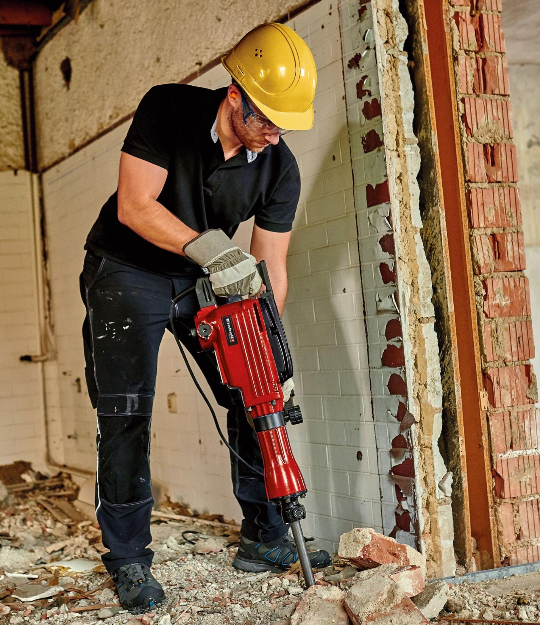 Martelo demolidor com fios 1600 W 43 J  HEX-30 Einhell TC-DH - 4