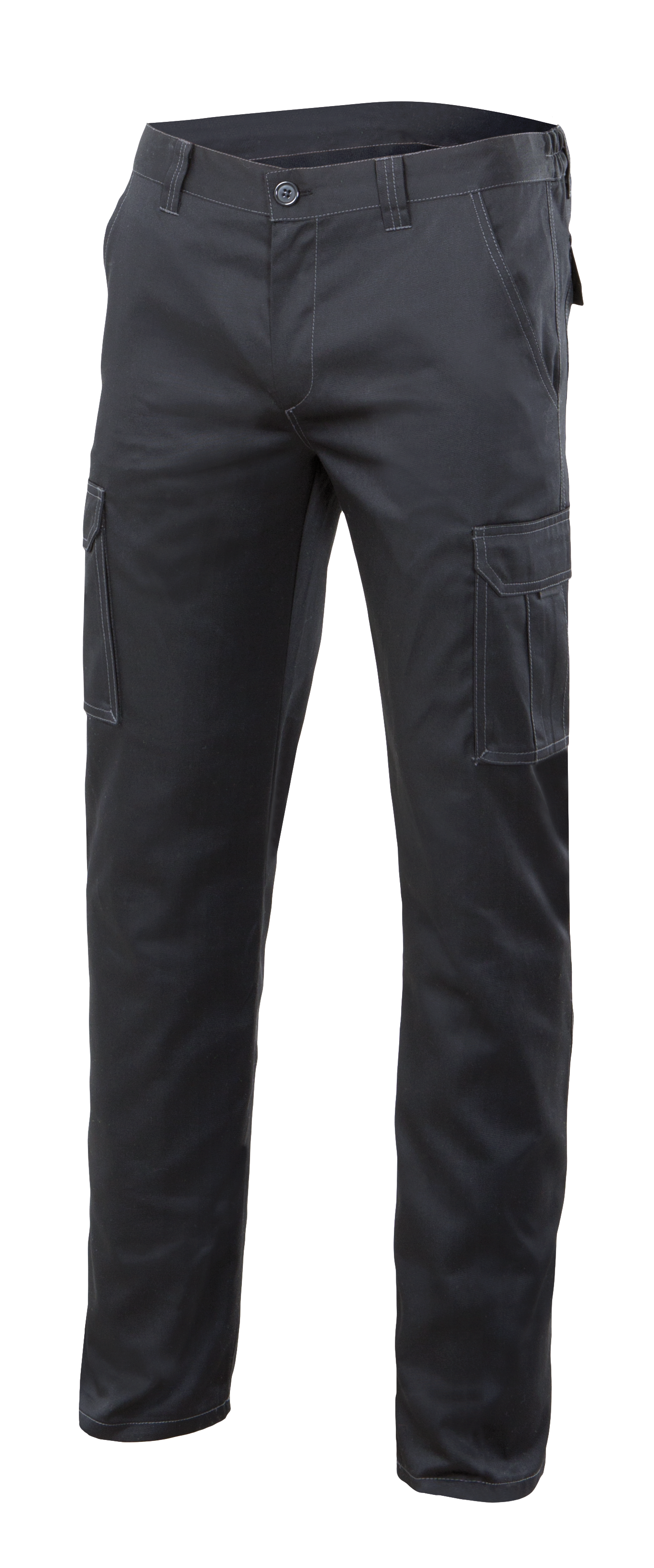 Pantalón stretch multibolsillos velilla - negro - 50