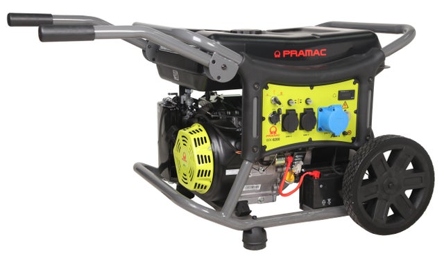 Gerador a gasolina 5300 W Pramac WX 6200 + CONN