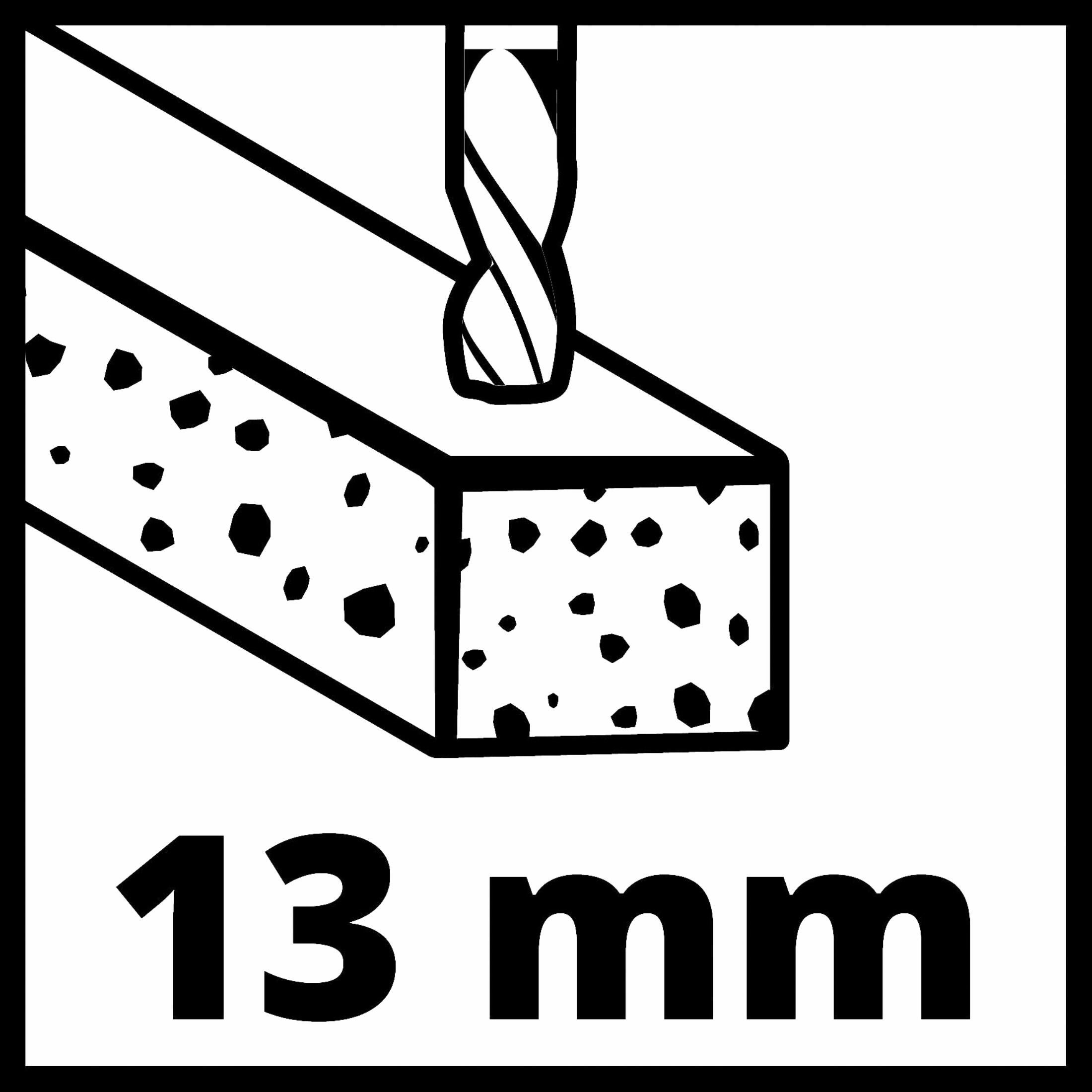 Taladro percutor a batería EINHELL 18V - Sin batería - Tope de profundidad - TC-ID 18 Li-Solo - 3